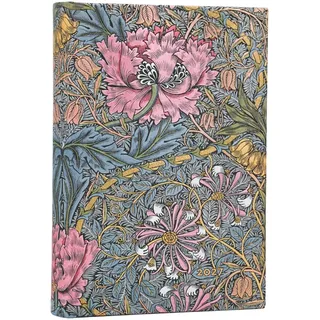 paperblanks ltd. 12-Monatskalender Morris Heckenkirsche in Pink Maxi Horizontal 2027