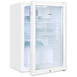 Exquisit GKS120-GT-160C Getränkekühlschrank (118 l, 840 mm hoch, Weiß)