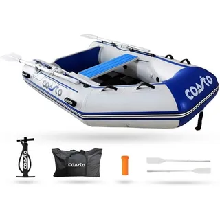 Coasto Aufblasbares Beiboot SLAT 200 Latte Carbonboden 200x140cm - Max 300 kg blau NO SIZE