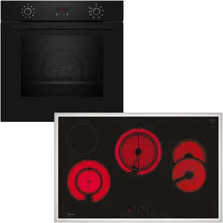 Neff BX48PB Backofen-Set + B2CCG6AK0 Backofen + T18SDH9L0 Elektrokochfeld
