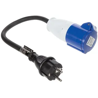 Perel - Schuko-Stecker auf Cee-Kupplung