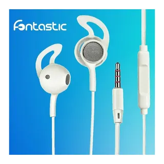 Fontastic Stereo Headset L180 mit Extra Langem Kabel weiß