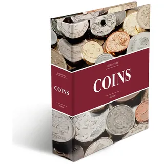 LEUCHTTURM 340920 Münzalbum OPTIMA (COINS) ,Sammelalbum für Münzen