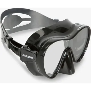 Cressi Tauchmaske Damen/Herren Frameless F1 schwarz