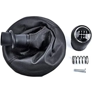 Schaltsack Schaltmanschette mit Schaltknauf und Rahmen, OTUAYAUTO als Komplettset Plug Play Ersatzteil für T5, 6 Gang OEM: 7H0711113