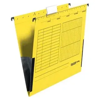 Falken Hängetaschen UniReg gelb, 25 St.