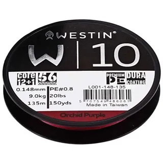 Westin W10 13 135 M Geflochtene Schnur - Orchid Purple - 0.330 mm