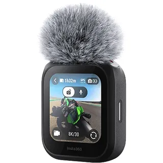 INSTA360 GPS-Vorschau-Fernsteuerung mit integriertem Mikrofon,