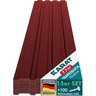 karat homeliving Trapezblech 115 x 45 cm 15 Stück
