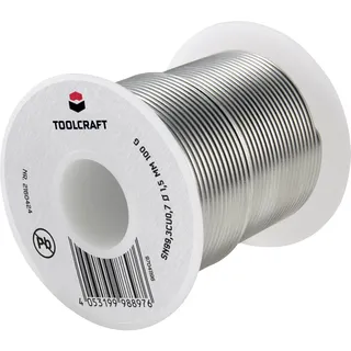 TOOLCRAFT Lötzinn, bleifrei Sn99,3Cu0,7 100g (Ø) 1.5mm
