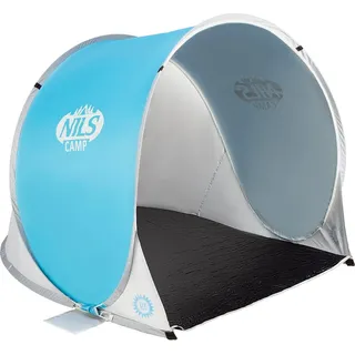 NILS CAMP Strandzelt NILS NC3173 BLAU|hellblau|grau 2 PERSONEN