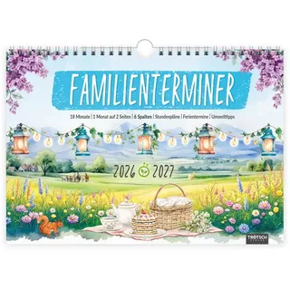 Trötsch Verlag Familienterminer Landgrüße Wandkalender 2026/2027