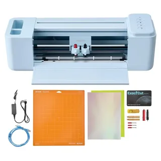 Vevor Vinylschneidemaschine 30 cm, Schneideplotter / Plottermaschine mit Tastensteuerung, Kompatibel mit Mac / Windows / Android / iOS, Vinylcutter für Bastelarbeiten, Karten & Wohnaccessoires