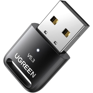 UGREEN Bluetooth Adapter 5.3 Bluetooth Stick für PC für Windows 11/10/8,1, Bluetooth USB Dongle für Maus, Tastatur, Kopfhörer, Handy, Controller