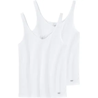 Unterhemd SPEIDEL "Softfeeling", Damen, Gr. 40, N-Gr, weiß, Obermaterial: 46% Baumwolle, 46% Modal, 8% Elasthan, unifarben, körpernah, V-Ausschnitt, Unterhemden Unterhemd, basic, eng, V-Ausschnitt, weich, elastisch, atmungsaktiv, Baumwollmix