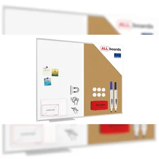 ALLboards Whiteboard-Pinnwand 120,0 x 90,0 cm Textil weiß
