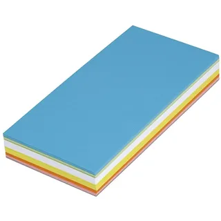 Maul Moderationskarten Rechteck 95x205mm sortiert VE=120 stück