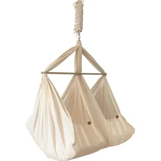 membantu Cozy Cradle Federwiege Zwillinge Natur, Beige