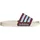 Adilette Shower Off White / Ice Blue / Shadow Red 46
