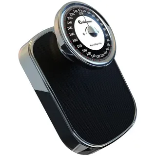 adamson A28 Analogwaage, bis 250 kg, rutschfeste Gummioberfläche, extra große Ziffern, hochpräzise Personenwaage Analog, langlebig, 20-Jahre Support für Haushalt, Schlafzimmer, Bad - NEU