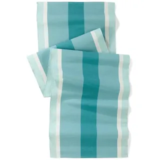 Tchibo TCM Tischläufer Läufer Baumwolle türkis 180x40