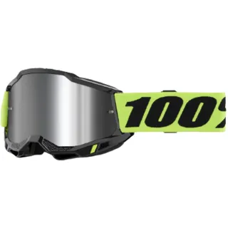 100% Accuri 2 Neon Yellow - Mirror Silver Lens