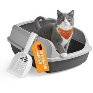 Songmics Katzentoilette XL Grau