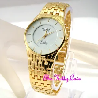 OMAX Schweizer Marke, Vergoldet Stahl, Seiko Uhrwerk, Elegant Kleid Uhr, HBC183