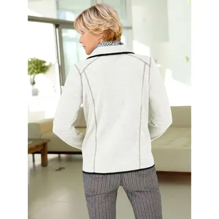 WITT WEIDEN Fleece-Jacke in ecru | Gr.: 40