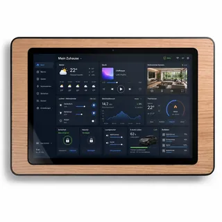 smattex Wand-Tablet 10,1 Zoll – Steuerzentrale inklusive Tablet - Eiche (lackiert)