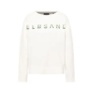 Elbsand Alvar Damen Sweatshirt, weiter Ausschnitt, lockere Schnittform mit leicht überschnittenen Schultern - M