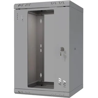 STALFLEX Netzwerkschrank 10 Zoll - Serverschrank 9HE - Server Rack für Wandmontage - Traglast 20kg - Standard Serie - 10 Zoll Netzwerkschrank zum Serverraum, Büro - Grau
