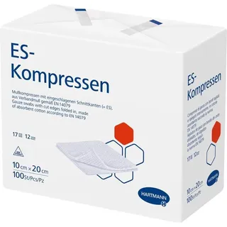 Hartmann ES-KOMPRESSEN unsteril 10x20 cm 12fach