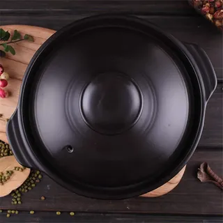 CCSU Koreanische Dolsot Steinschale,Herd Keramik Auflauf Sizzling Hot Pot Für Bibimbap Und Suppe Jjiage Koreanischen Essen Schwarz 700ml