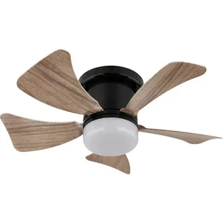 GLOBO Hines 40,6 cm Deckenventilator Schwarz