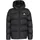 Daunenjacke Schwarz/Reflective Silber 176
