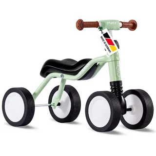 PUKY WUTSCH Pastel Green | Lauflernrad ab 1 1/2 Jahren | Lauflernhilfe Kinder | Lauflernwagen Indoor & Outdoor | Kinderfahrzeug mit Sicherheitslenker & Pendelachse | Ergonomischer Sitz | FLOAT-Laufrad