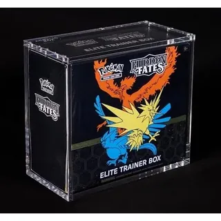 bb-toy-trades BBTT Acryl Case für Pokemon Elite Top Trainer Box mit Magnetic Lid Premium Schutzbox ETB TTB
