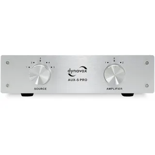 Dynavox AUXS-S Pro Eingangsumschalter Silber