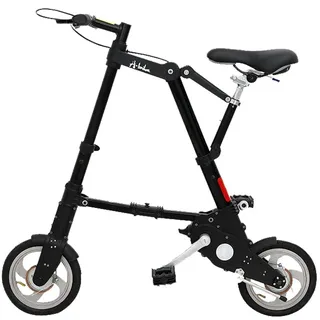 Kcolic 8 Zoll Klapprad Tragbares Mini Klapprad, Ultraleichtes Klapprad Für Erwachsene Und Studenten Für Sport Im Freien Radfahren Reisen Pendeln D,10in