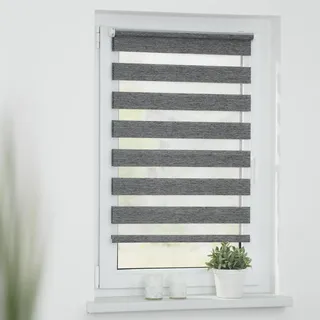 Klemmfix 80 x 220 cm meliert go green/dunkelgrau