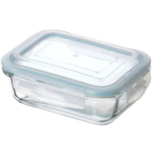 Emilja Frischhaltedose aus Glas Hermetique 370ml - 15x11x6cm Lebensmittelaufbewahrung - Food to Go