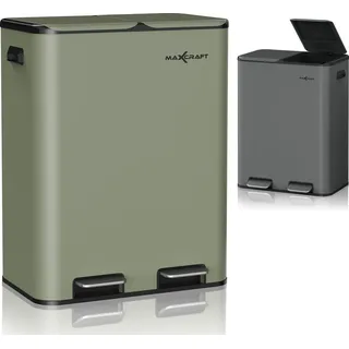 MAXCRAFT Mülleimer 60 l Grün