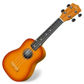 Classic Cantabile US-100 SB Sopran-Ukulele Sunburst, Sopran Mensur (34 | 5 cm), Korpus aus Linde, Hals aus Ahorn, 15 Bünde, Bundmarkierungen im 5., 12. und 15. Bund, Sattelbreite: 34, 5 mm, Reggae