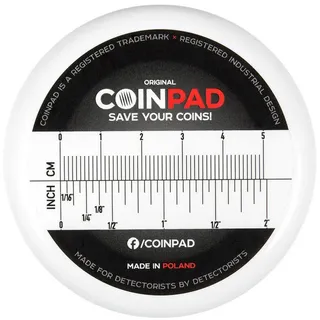 CoinPad Münzetui, Sichere Münzbox weiß