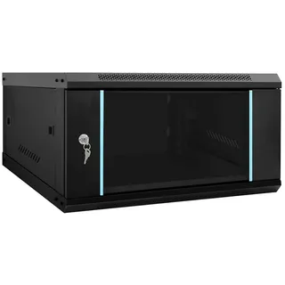 vidaXL Netzwerkschrank mit Speicher Schwarz 60 x 60 x 35 cm Stahl