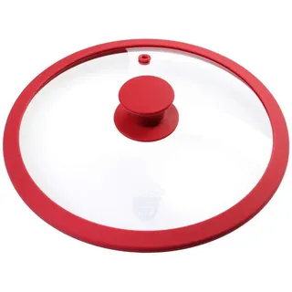 Gräwe Glasdeckel in rot | Gr.: 18 cm