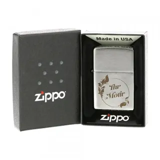 Original Zippo Benzinfeuerzeug (Gravurmaß 32x32 mm)