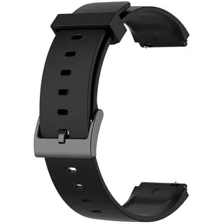 Zunedhys Sport Uhren Armband für Uhren Armband Weiches Silikon Armband für Mi Uhren Armband Schwarz