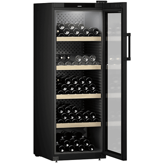 Liebherr WPbl 5001-20 GrandCru Weinlagerschrank (385 l EEK F, Schwarz)